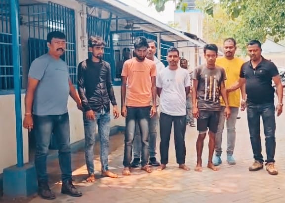 Four arrested in theft case at Phulbari Bypass Truck Terminal