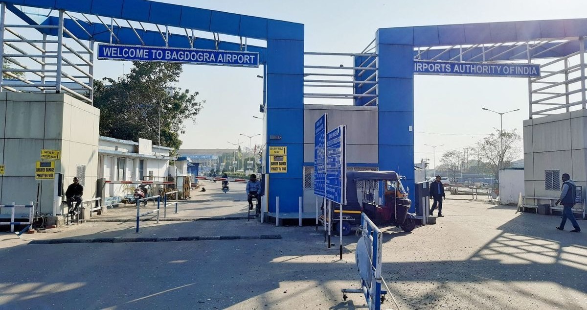 Bagdogra Airport is authorized to handle international flights