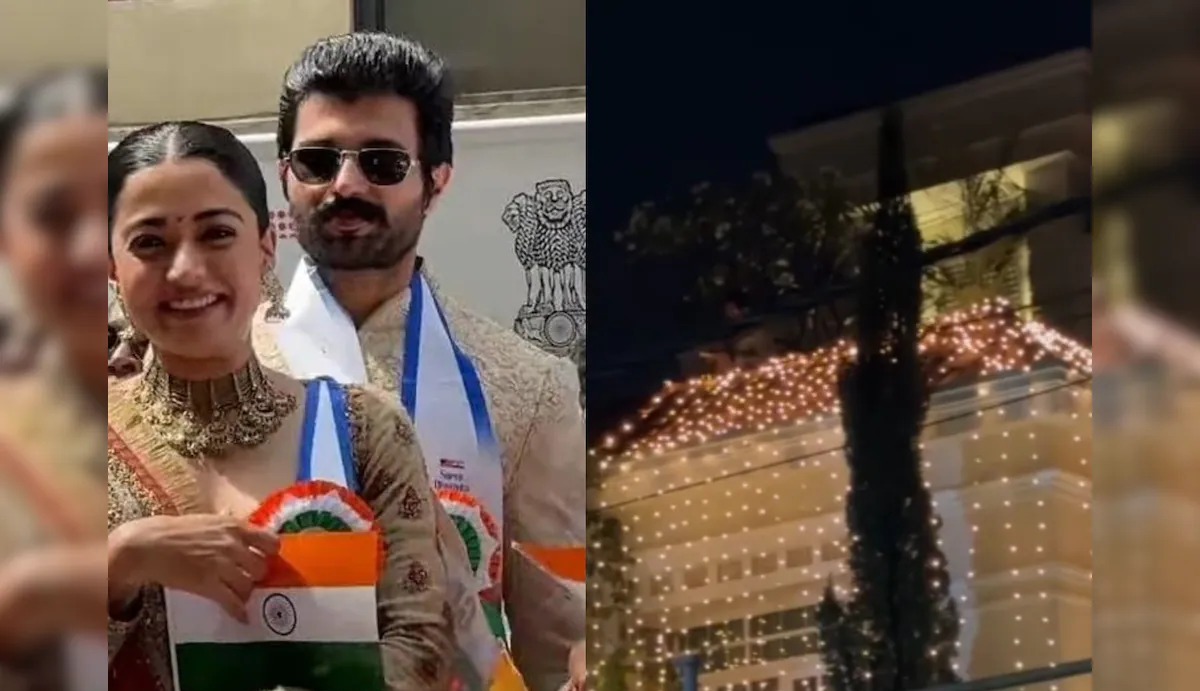 Vijay Deverakonda’s house glows with festive lights ahead of wedding with Rashmika Mandanna