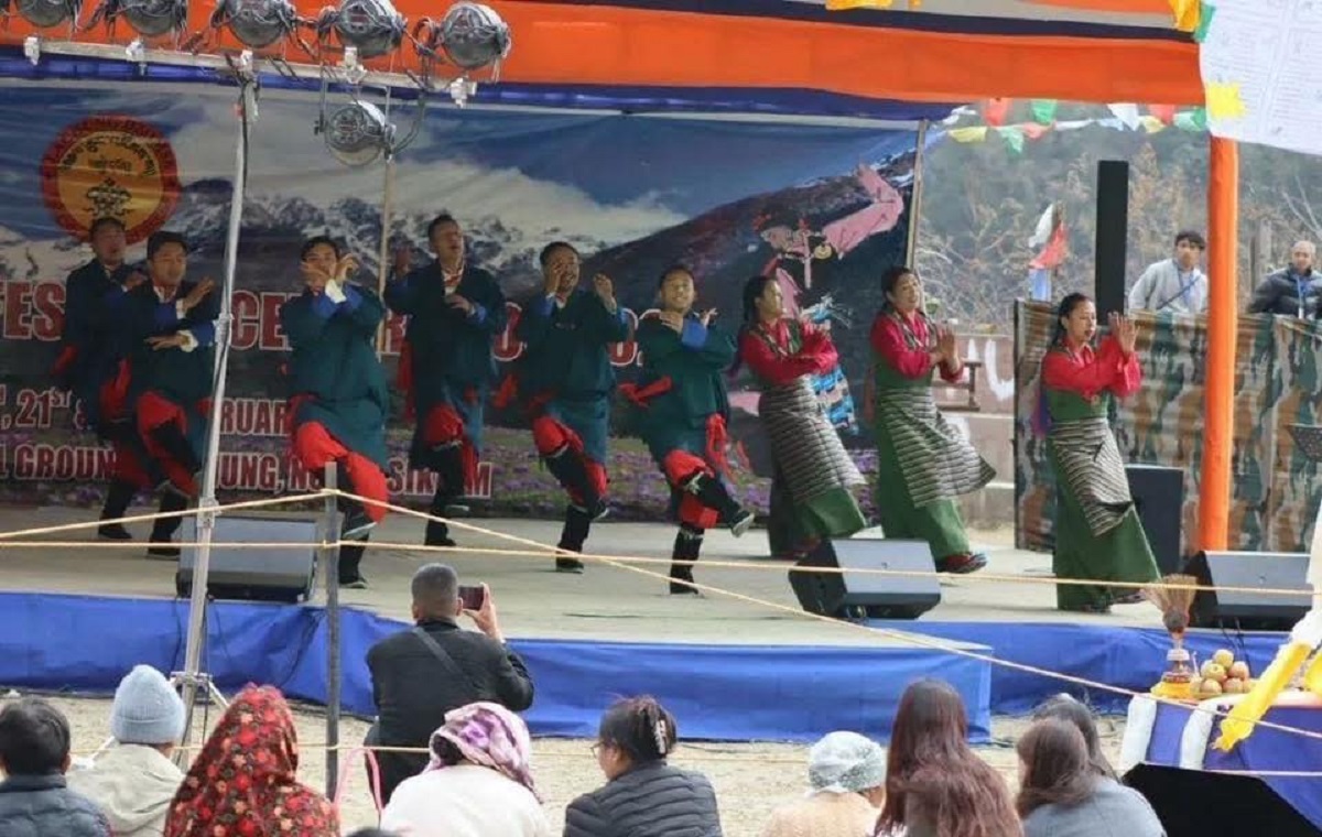 Grand Losar Festivities Begin in Lachung with Cultural Performances and Album Release